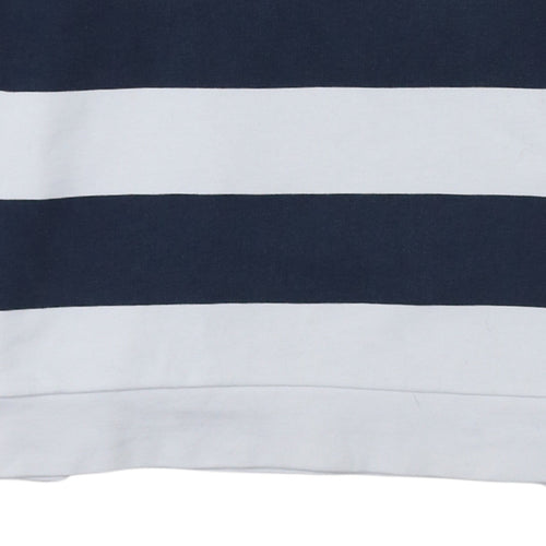 U.S. Polo Assn. Women’s Navy White Striped Pullover Sweatshirt XS
