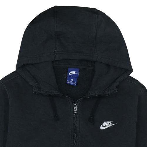 Nike Men's Black Medium 1/2 Zip Hoodie Fleece Sweatshirt