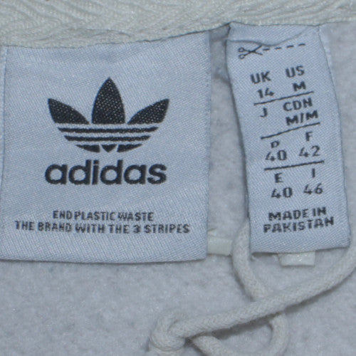Adidas Originals Womens Beige Hoodie UK 14 Pullover 50 Years Edition