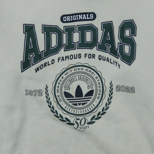Adidas Originals Womens Beige Hoodie UK 14 Pullover 50 Years Edition