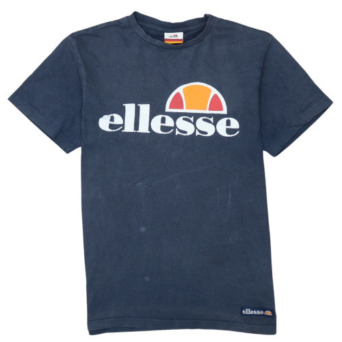 Ellesse Men's Blue XS Logo Graphic Cotton Crew Neck T-Shirt