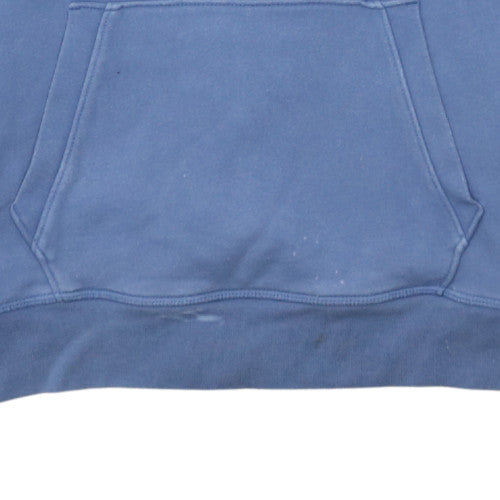 Levi's Womens Blue Pullover Hoodie Small Cotton Fleece Casual