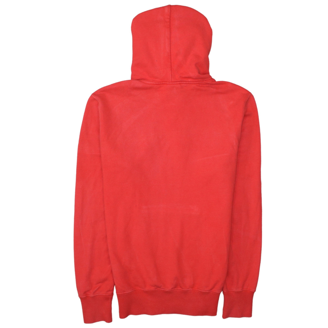 Champion Men's Red Small Pullover Hoodie with Logo Detail