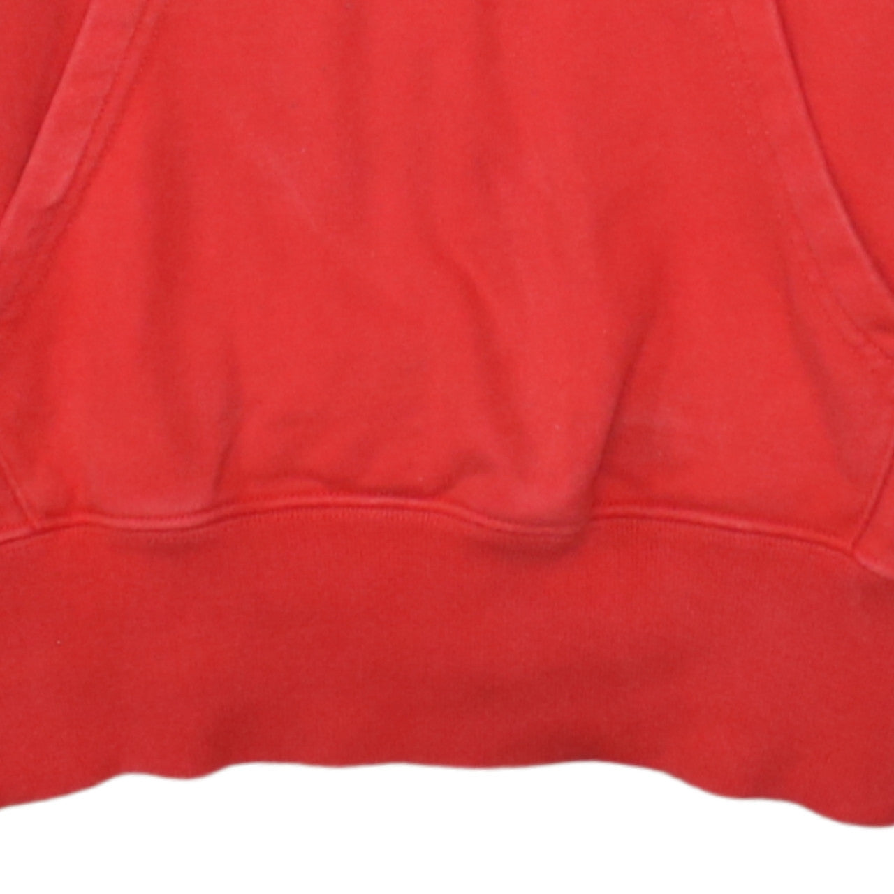 Champion Men's Red Small Pullover Hoodie with Logo Detail