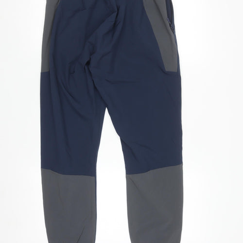 Montirex Men's Navy Jogger Trousers Size S Elastic Waist