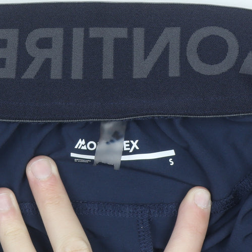 Montirex Men's Navy Jogger Trousers Size S Elastic Waist