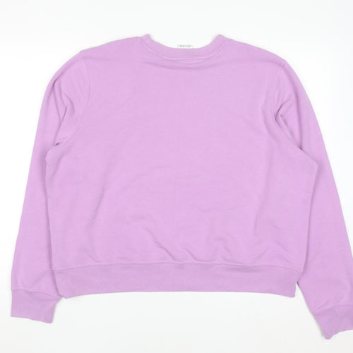 Nike Women’s Purple Crew Neck Dri-Fit Sweatshirt XL Relaxed Fit