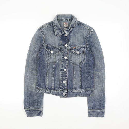 Miss Sixty Women’s Blue Denim Button Jacket Size S Casual