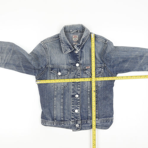 Miss Sixty Women’s Blue Denim Button Jacket Size S Casual