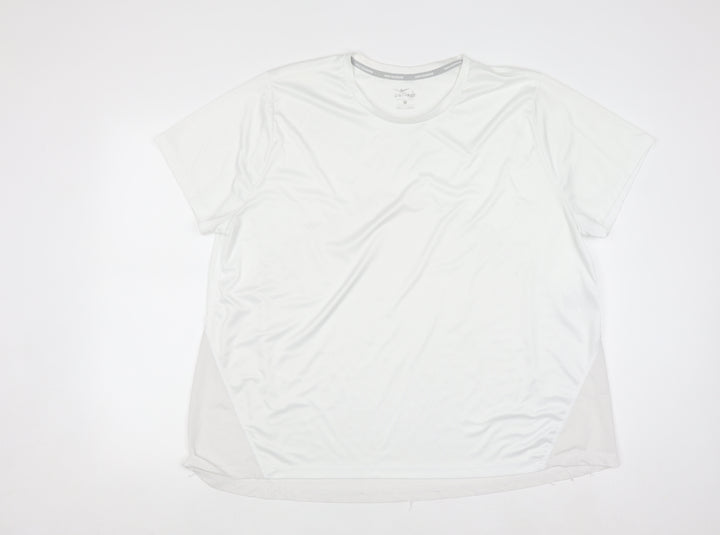 Nike Men's White 2XL Dri-FIT Running Sports T-Shirt