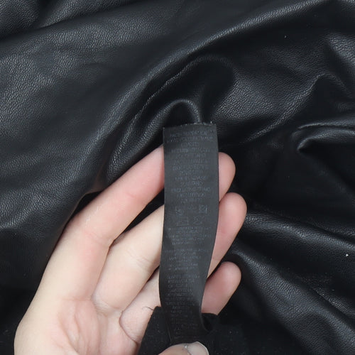 Dunnes Women Black Size 12 Faux Leather Ankle Leggings