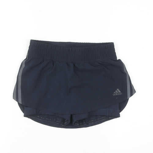 Adidas Women's Black 2XS Athletic Running Skort Lightweight