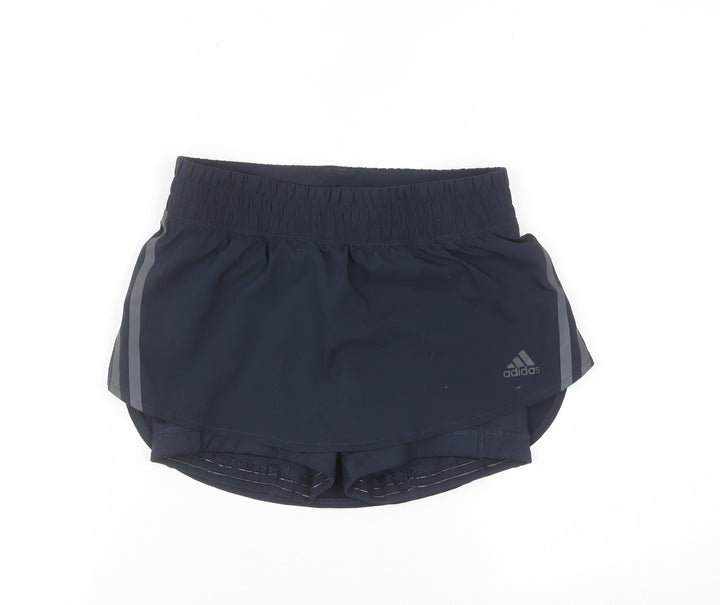 Adidas Women's Black 2XS Athletic Running Skort Lightweight