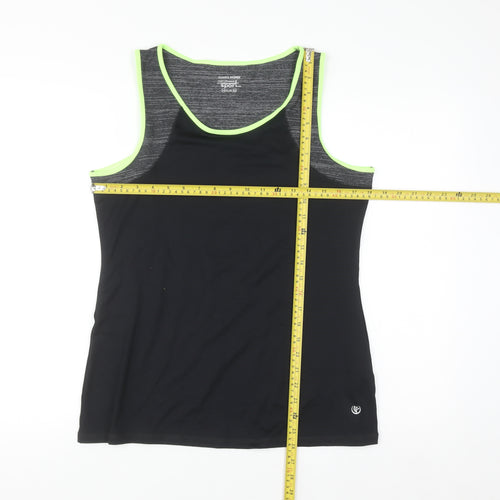 Dunnes Stores Womens Black Size 14 Racerback Tank Top