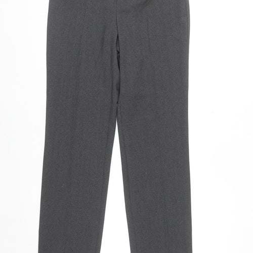 Marks and Spencer Women’s Grey Size 8 Straight Leg Stretch Dress Trousers
