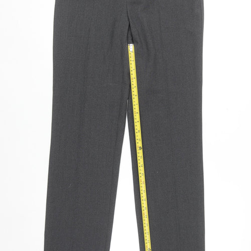 Marks and Spencer Women’s Grey Size 8 Straight Leg Stretch Dress Trousers