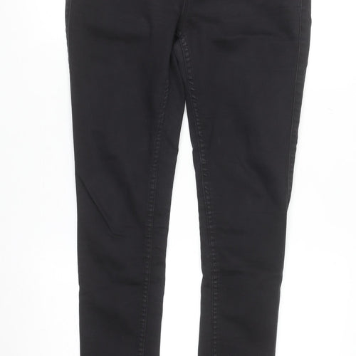 Pieces Women's Black High Waist Slim Jeggings Size L