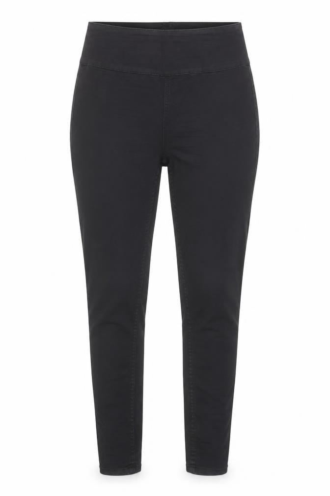 Pieces Women's Black High Waist Slim Jeggings Size L