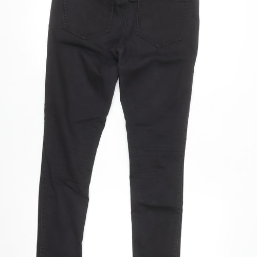 Pieces Women's Black High Waist Slim Jeggings Size L