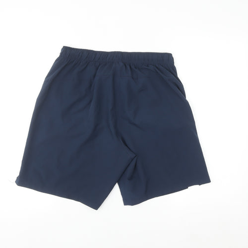 Dunnes Stores Men’s Blue Quick Dry Elastic Waist Shorts Size M