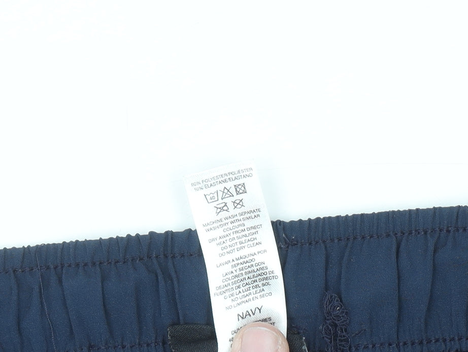 Dunnes Stores Men’s Blue Quick Dry Elastic Waist Shorts Size M