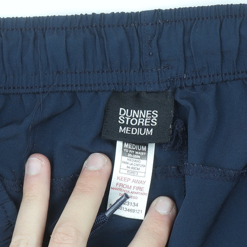 Dunnes Stores Men’s Blue Quick Dry Elastic Waist Shorts Size M