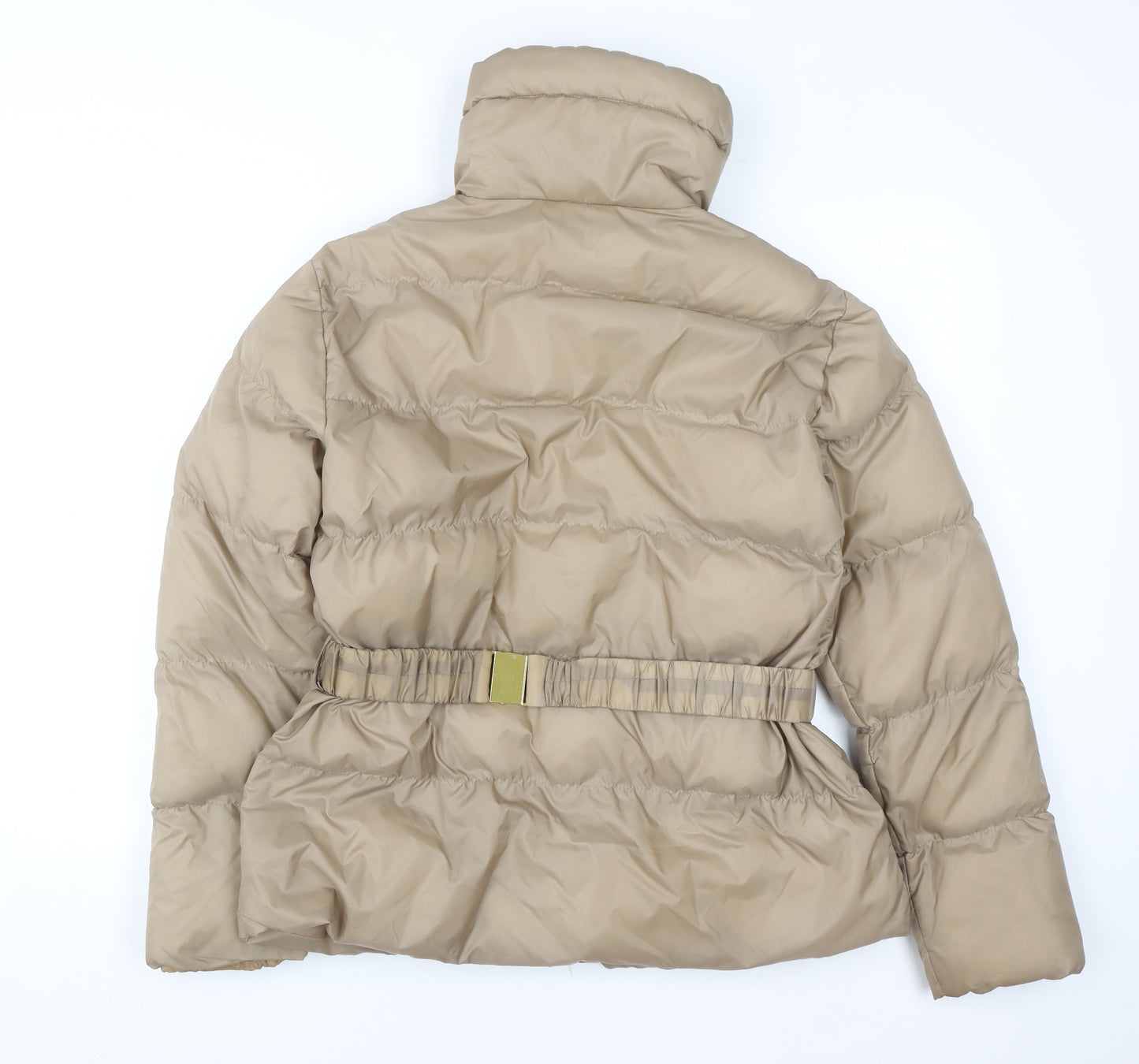 Denim Co Women Beige Size 16 Puffer Jacket Nylon Winter Coat
