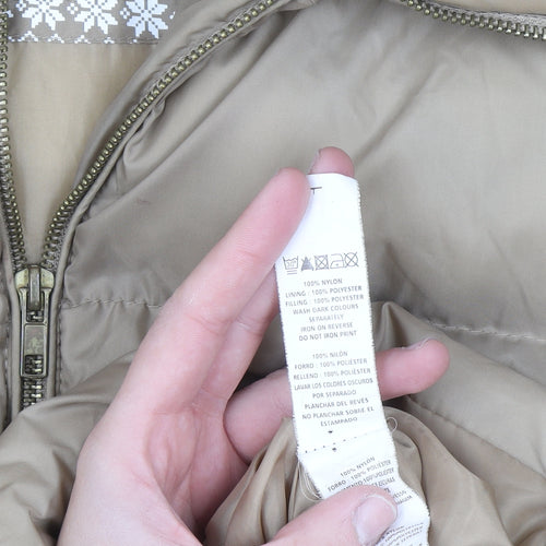 Denim Co Women Beige Size 16 Puffer Jacket Nylon Winter Coat