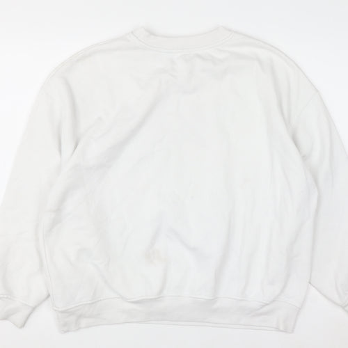 Dunnes Women White New York City Graphic Pullover Sweatshirt Size L