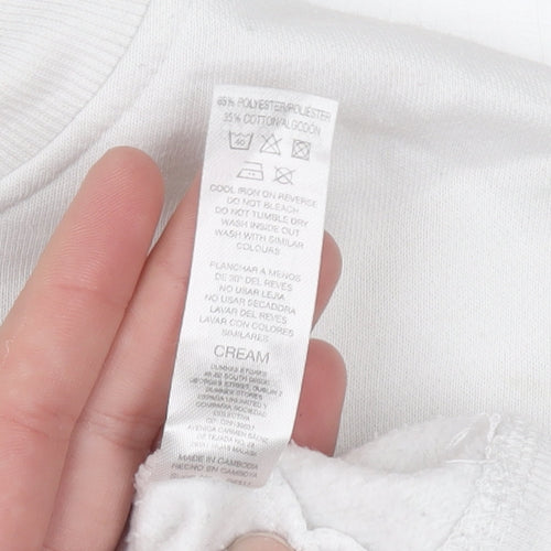 Dunnes Women White New York City Graphic Pullover Sweatshirt Size L