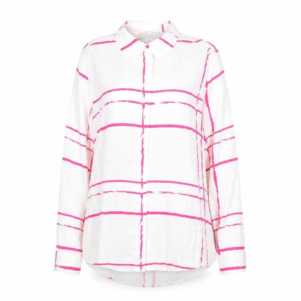 Paul Costelloe Living Studio Women's Multicoloured Checked Long Sleeve Button-Up Shirt Size 10