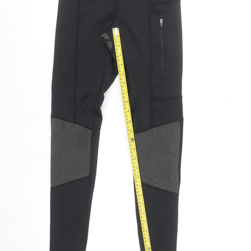 Whistler Womens Black Size 6 Leggings Quick Dry Stretch Gym Trousers