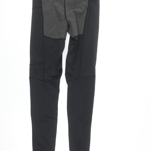 Whistler Womens Black Size 6 Leggings Quick Dry Stretch Gym Trousers