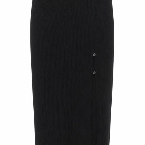 Stradivarius Women’s Black Knit Midi Pencil Skirt Size S