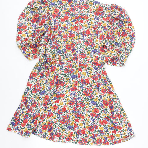 Girl In Mind Women’s Multicoloured Floral Wrap Dress Size 14