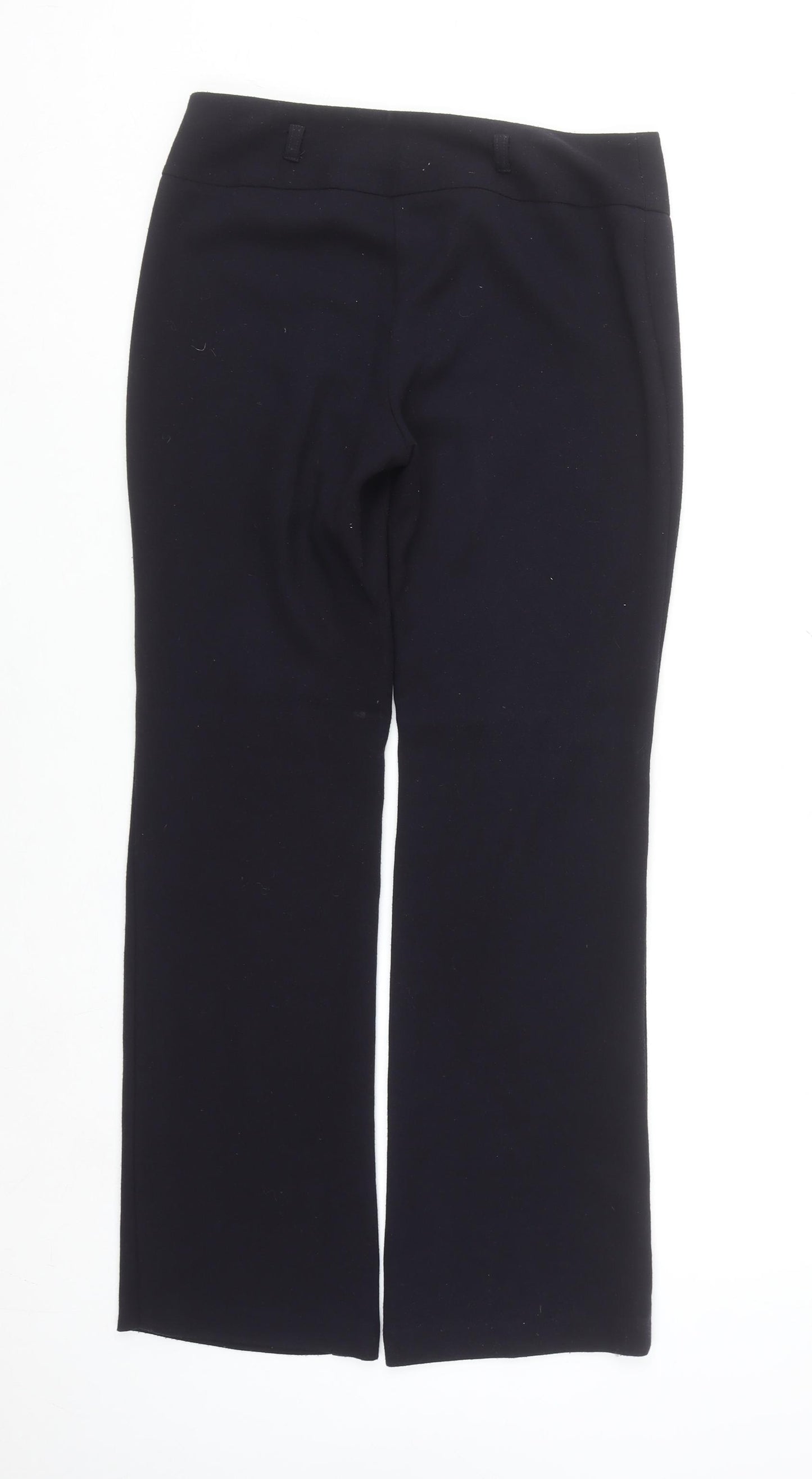 Next Women Black Size 8 Regular Dress Pants Work Trousers