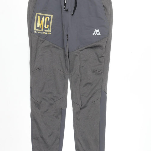 Montirex Men's Grey Summit Poly Jogger Trousers Size S