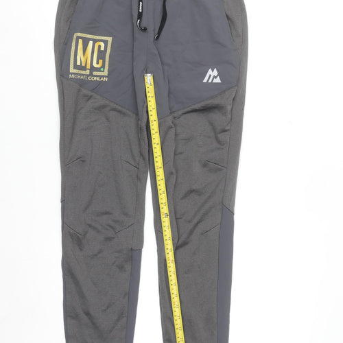 Montirex Men's Grey Summit Poly Jogger Trousers Size S