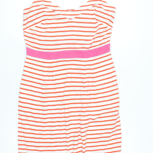 Boden Women’s Multicoloured Striped Cotton Tank Dress Size 8