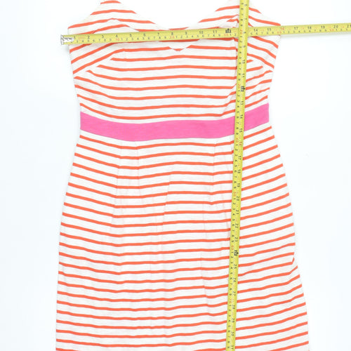 Boden Women’s Multicoloured Striped Cotton Tank Dress Size 8