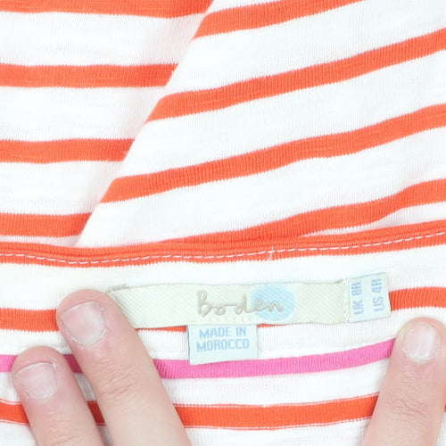 Boden Women’s Multicoloured Striped Cotton Tank Dress Size 8