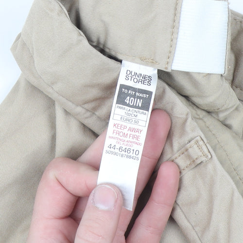 Dunnes Stores Men's Beige Chino Shorts Size XL 40in Waist