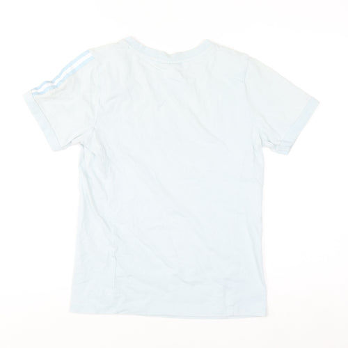 Diesel Women's Blue Slim Fit Cotton Stretch T-Shirt Size S