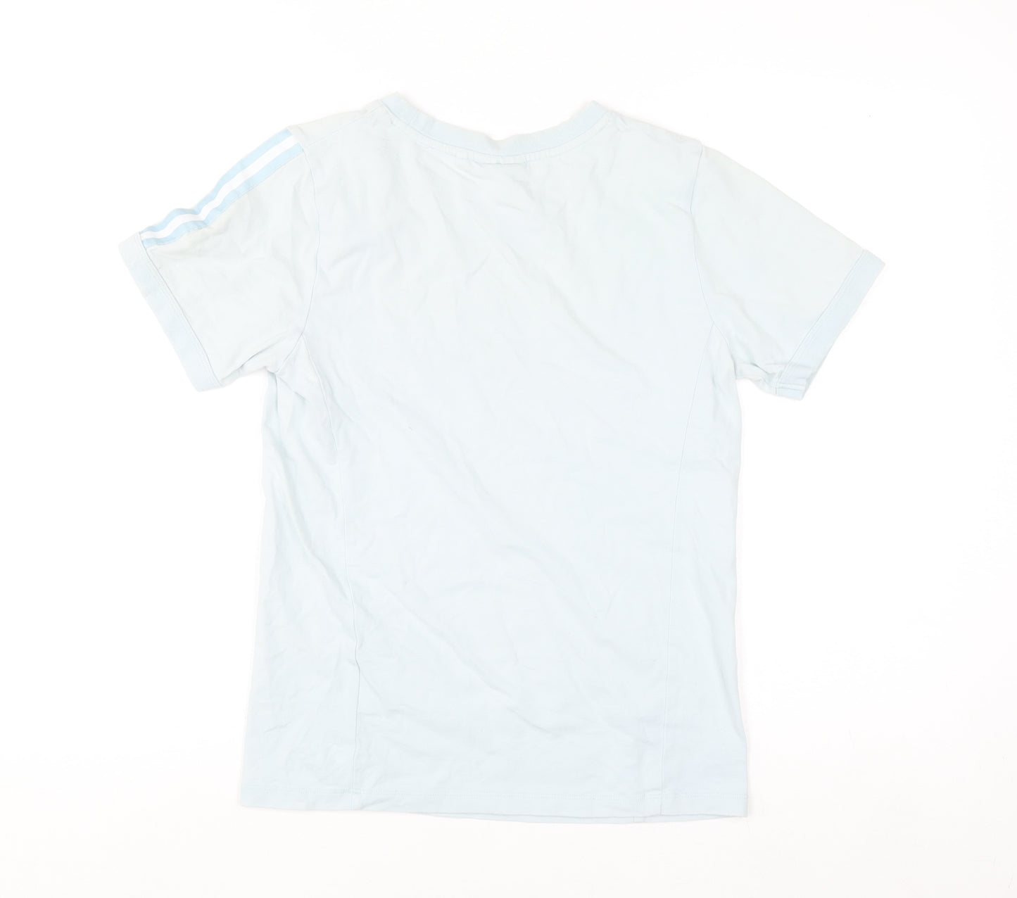 Diesel Women's Blue Slim Fit Cotton Stretch T-Shirt Size S