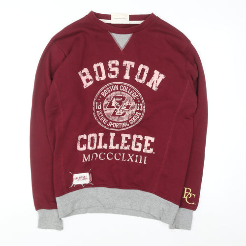 American Freshman Women's Burgundy Boston College Pullover Sweatshirt M