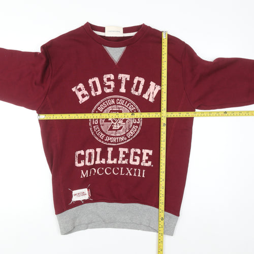 American Freshman Women's Burgundy Boston College Pullover Sweatshirt M