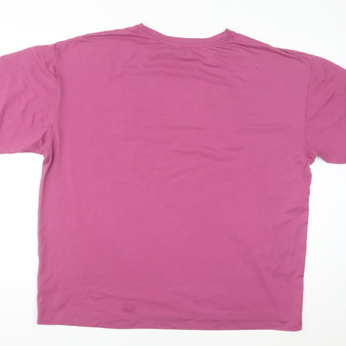 SHEIN Women’s Pink Hawaii North Shore Relaxed Fit T-Shirt Size 14