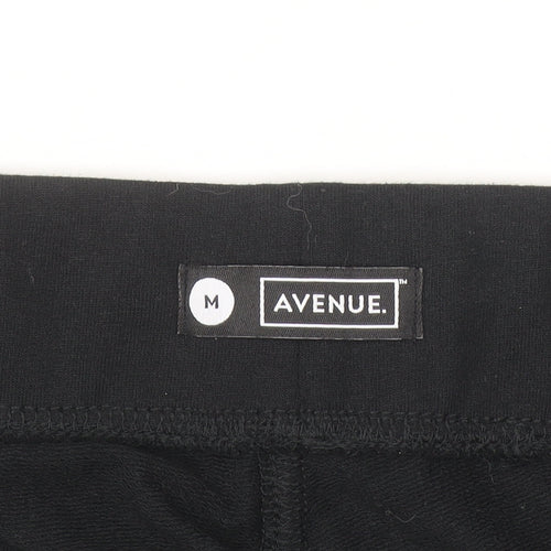 Avenue Womens Black Cotton Blend Casual Shorts Size 12-14