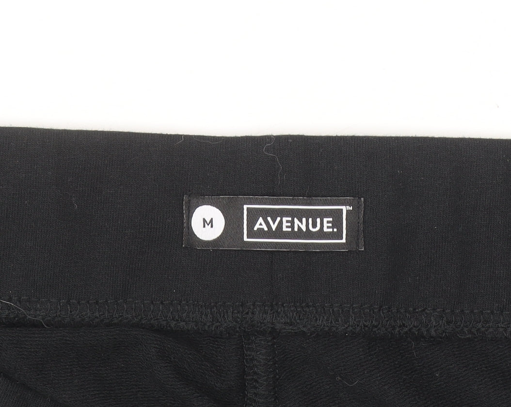 Avenue Womens Black Cotton Blend Casual Shorts Size 12-14