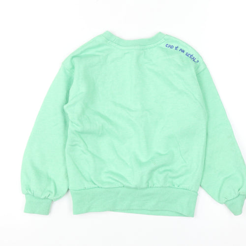 Leigh Tucker Willow Boys Green 5-6 Years Pullover St Patrick’s Day Sweatshirt